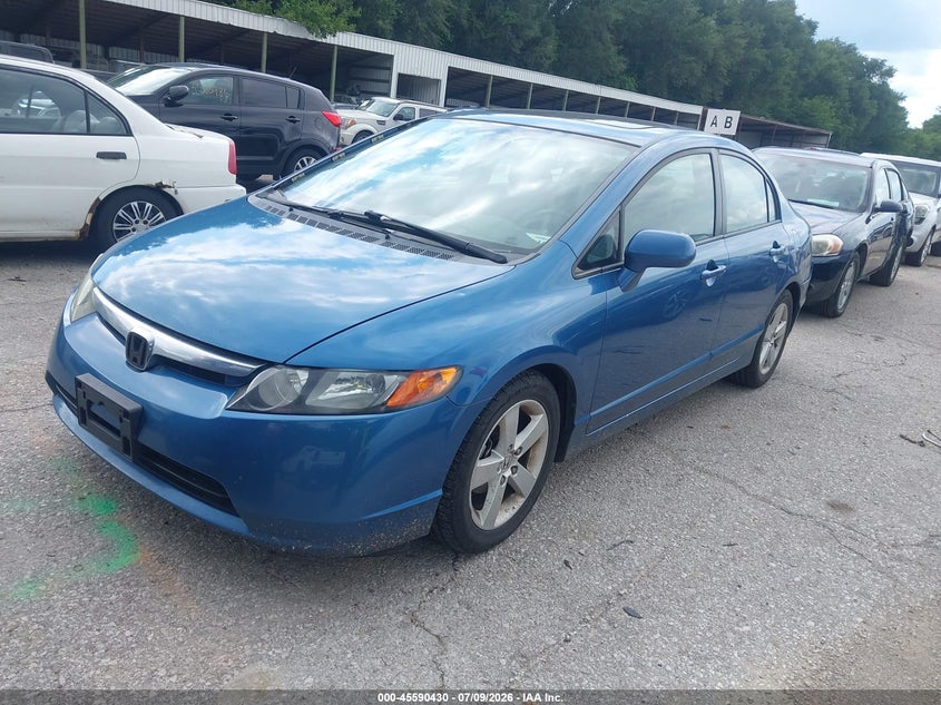 2008 Honda Civic Ex-L, Обычный износ, IAAI, VIN 1HGFA16948L118521 — фото 2