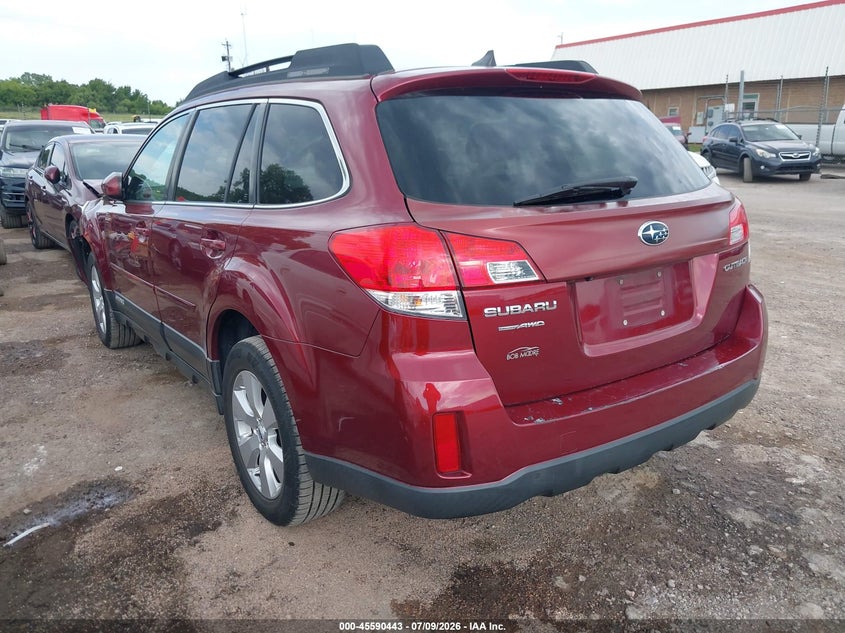 2012 SUBARU OUTBACK auction photo 3