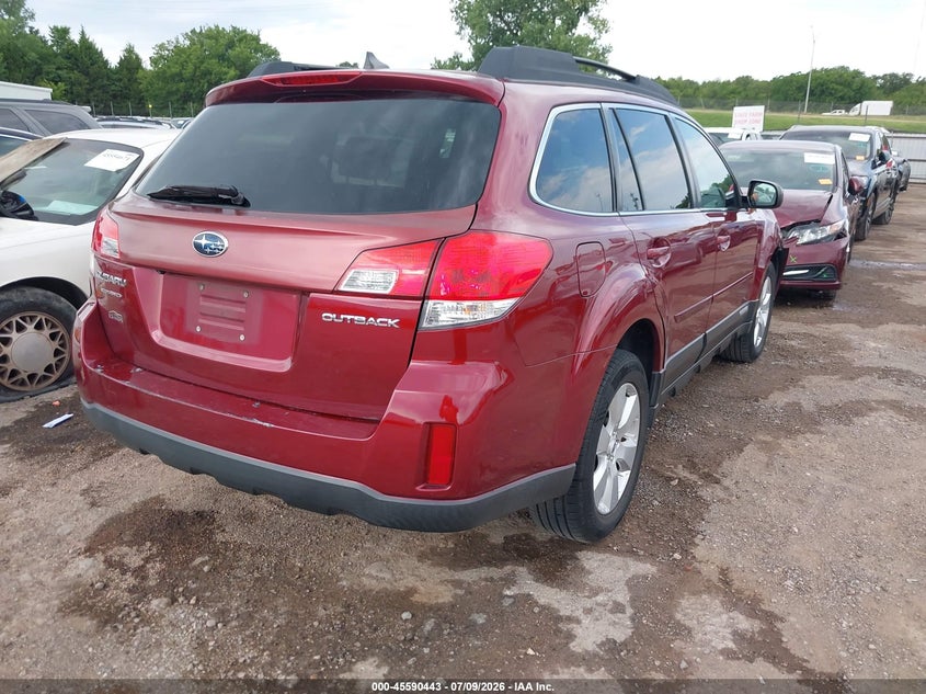 2012 SUBARU OUTBACK auction photo 4