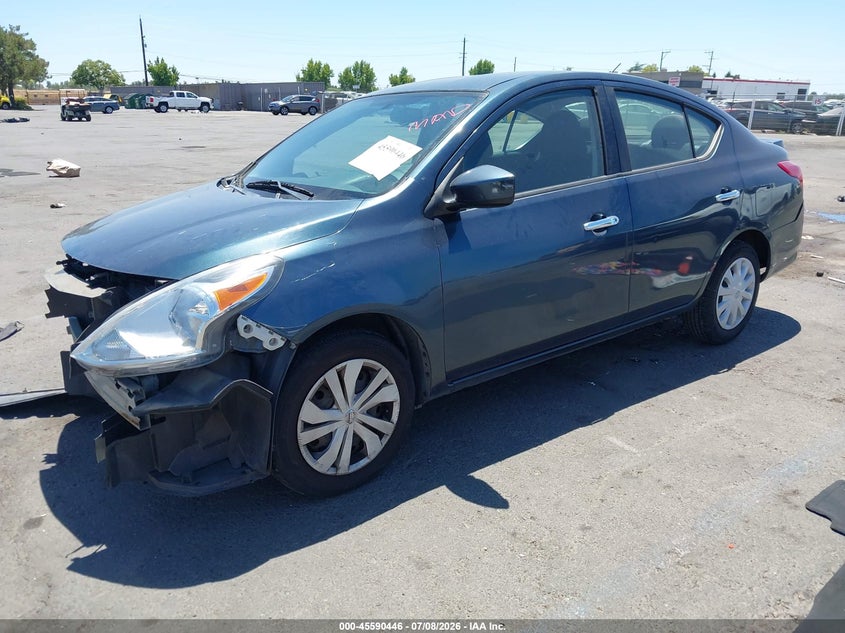2017 Nissan Versa, Right Front, IAAI, VIN 3N1CN7AP7HL871711 — photo 2