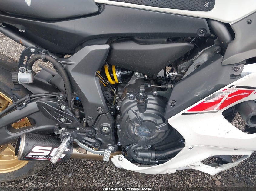 2022 Yamaha Yzfr7 VIN: JYARM38E1NA003077 Lot: 45590449