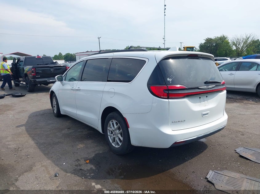 Vin: 2c4rc1bg2nr168296, lot: 46088846, chrysler pacifica touring l 20223