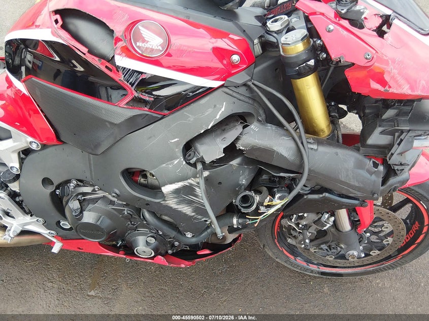 2018 Honda Cbr1000 Rr VIN: JH2SC7711JK100905 Lot: 45590502