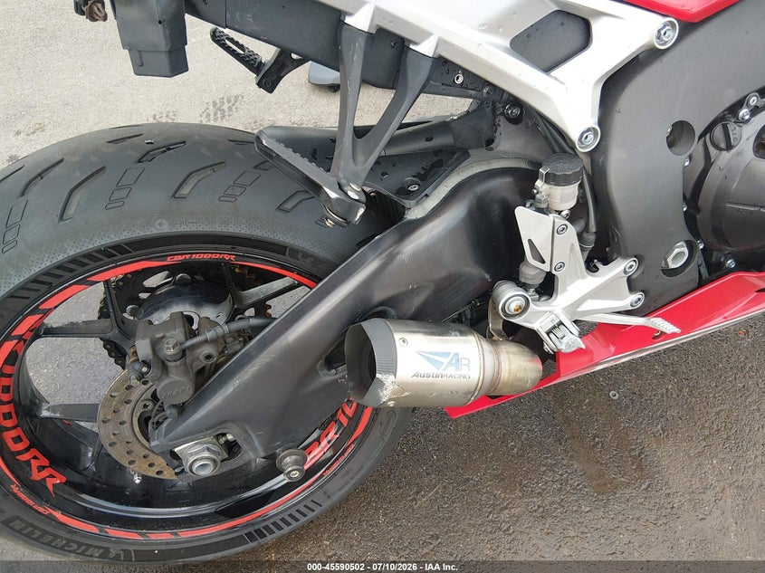 2018 Honda Cbr1000 Rr VIN: JH2SC7711JK100905 Lot: 45590502