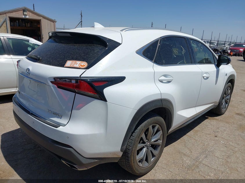 Vin: jtjbarbz6g2077537, lot: 46088896, lexus nx 200t f sport 20164
