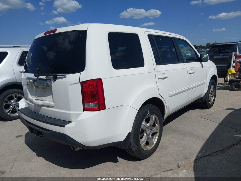 2012 HONDA PILOT auction photo 4