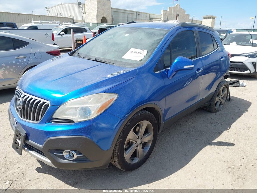 Vin: kl4cjbsb4eb607092, lot: 46088944, buick encore convenience 20142