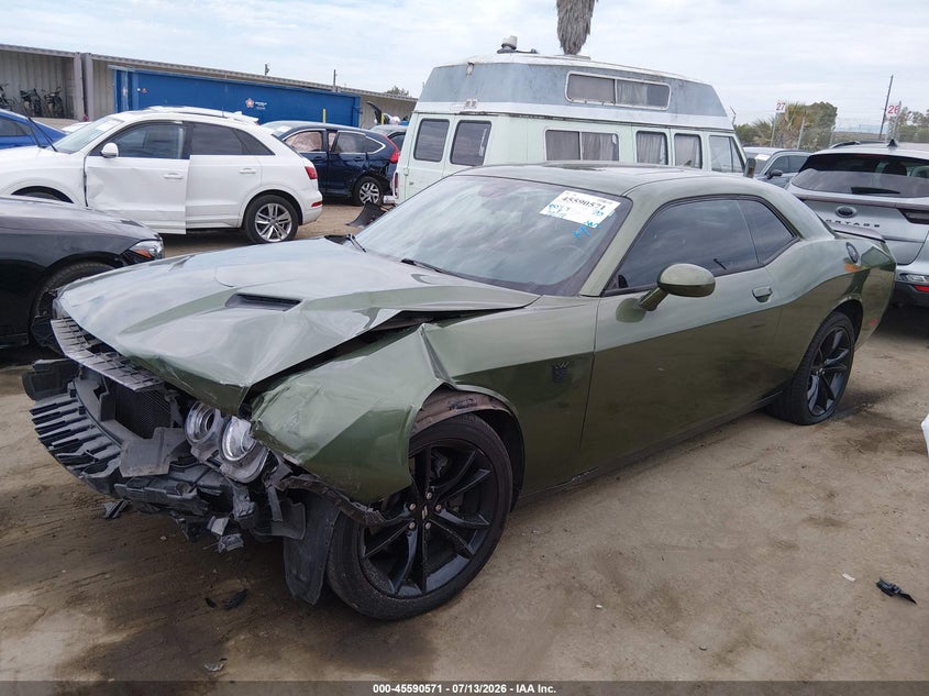 Vin: 2c3cdzagxjh334670, lot: 46088949, dodge challenger sxt plus 20182
