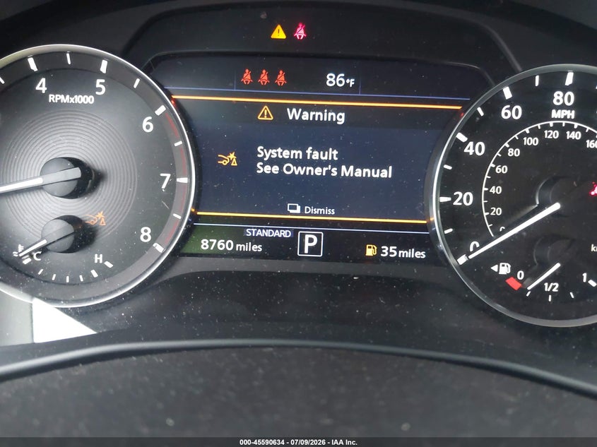 2025 Infiniti Qx50 Luxe Awd VIN: 3PCAJ5BB6SF106714 Lot: 45590634