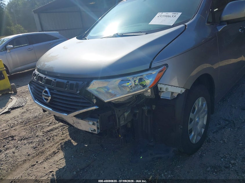 2012 Nissan Quest S VIN: JN8AE2KP1C9036201 Lot: 45590635