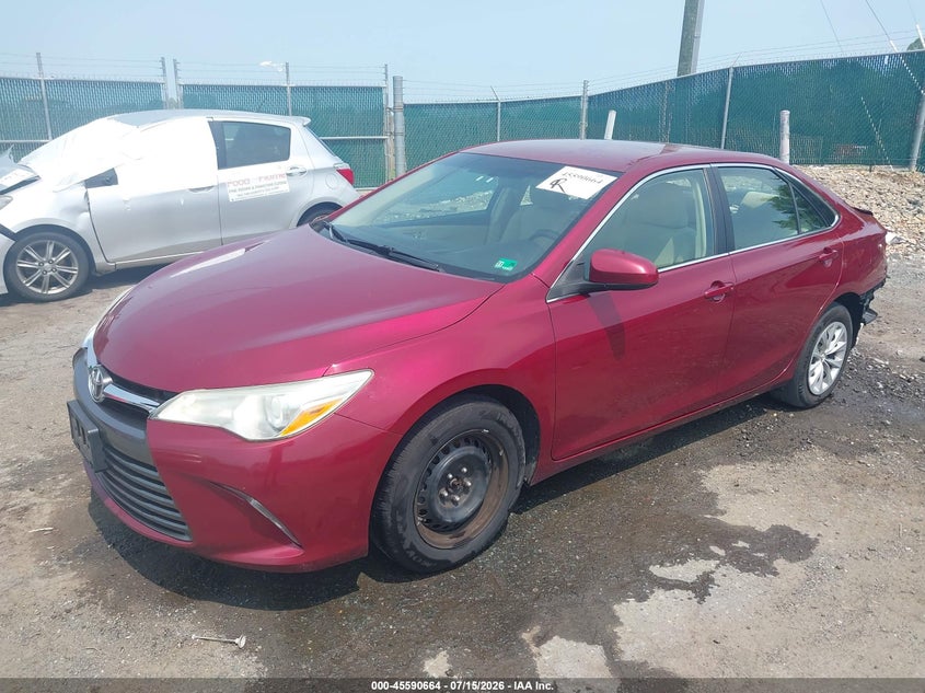 2017 Toyota Camry, Rear, IAAI, VIN 4T1BF1FK0HU630686 — photo 2