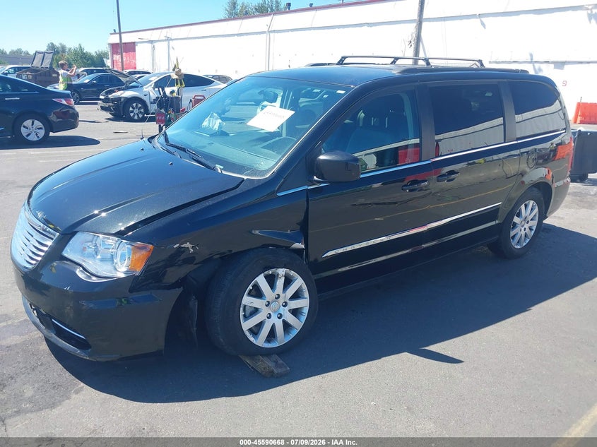 Vin: 2c4rc1bg6er342421, lot: 46089045, chrysler town & country touring 20142