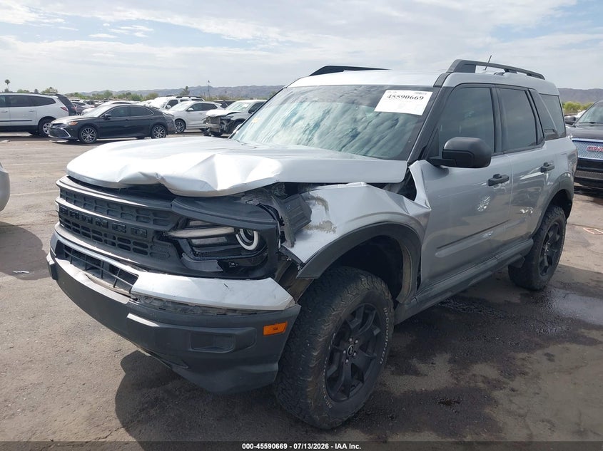 2022 Ford Bronco Sport VIN: 3FMCR9A60NRD75206 Lot: 45590669
