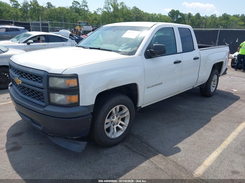 2014 Chevrolet Silverado, Правий зад, IAAI, VIN 1GCRCPEH3EZ369993 — фото 2