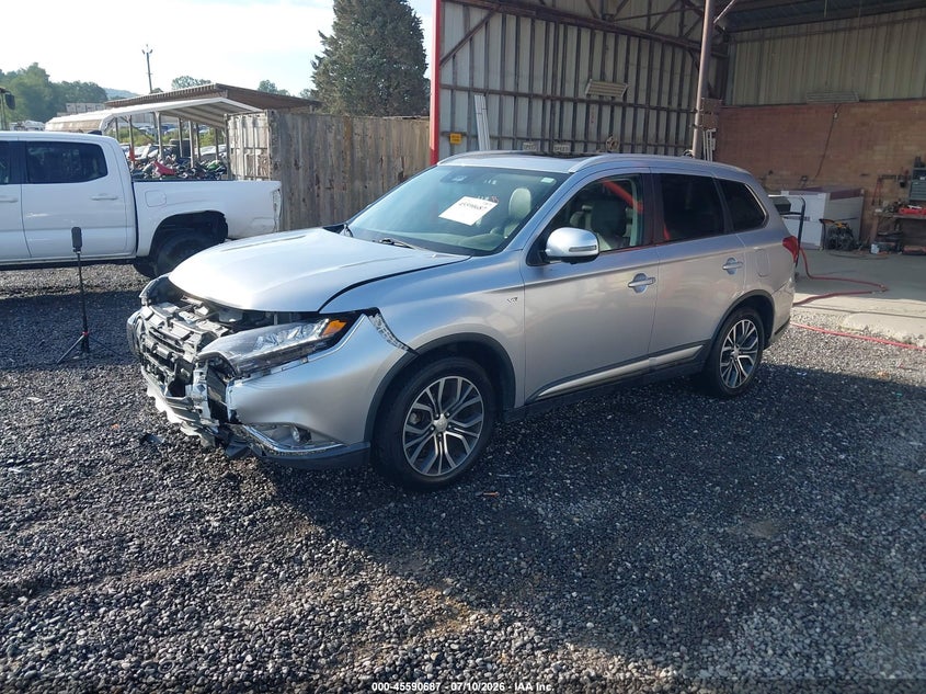 2017 Mitsubishi Outlander, Удар спереду, IAAI, VIN JA4JZ4AX2HZ044368 — фото 2