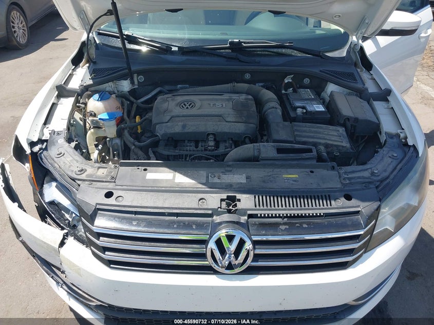 2015 VOLKSWAGEN PASSAT SEDAN 1.8L I-4 DI, DOHC, VVT, TURBO, 170HP