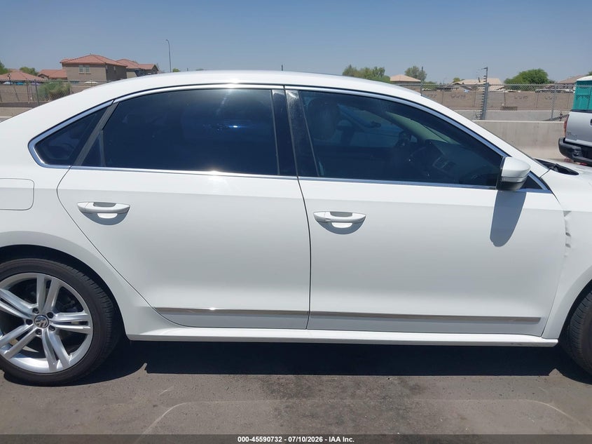 2015 VOLKSWAGEN PASSAT SEDAN 1.8L I-4 DI, DOHC, VVT, TURBO, 170HP