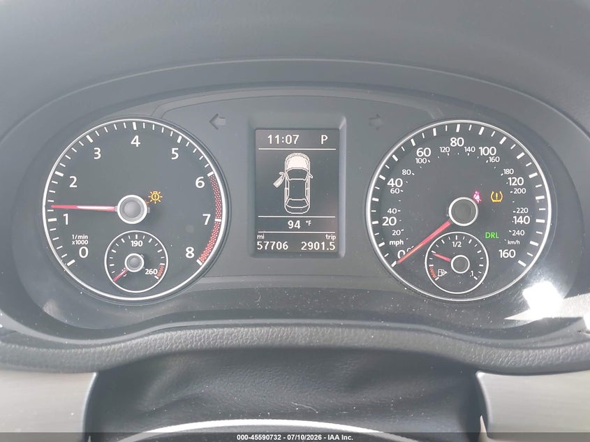 2015 VOLKSWAGEN PASSAT SEDAN 1.8L I-4 DI, DOHC, VVT, TURBO, 170HP