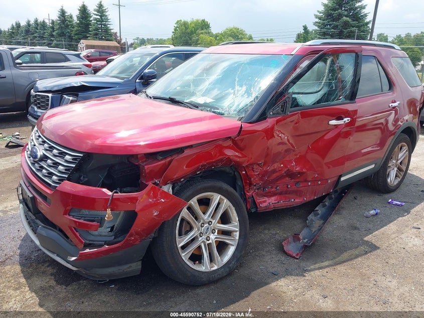 Vin: 1fm5k8fh5ggd18866, lot: 46089129, ford explorer limited 20162