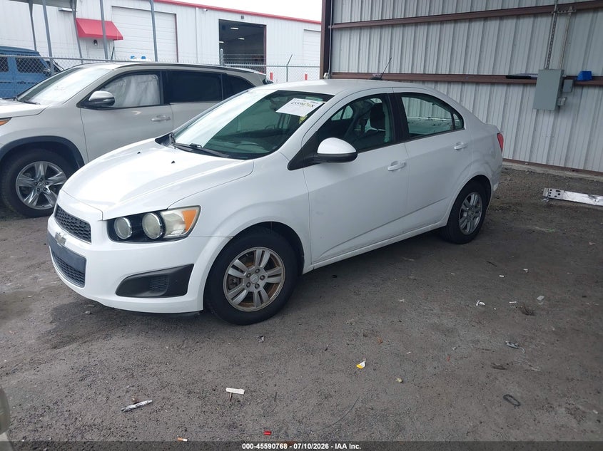 2015 Chevrolet Sonic, Rear, IAAI, VIN 1G1JC5SH9F4111569 — photo 2