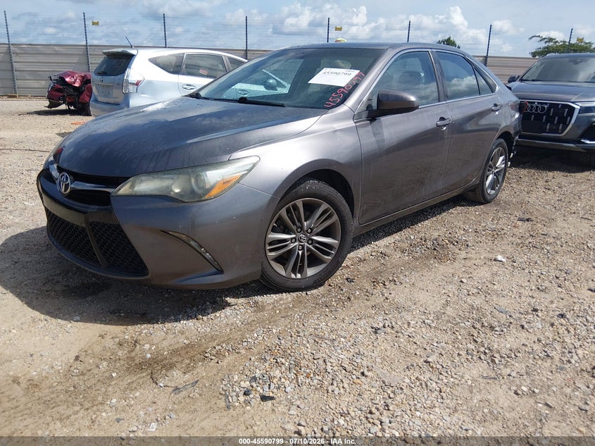 2017 Toyota Camry, Rear, IAAI, VIN 4T1BF1FKXHU641288 — photo 2