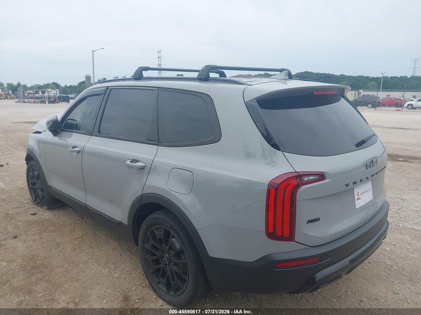 Vin: 5xyp3dhc9ng288078, lot: 46089194, kia telluride ex 20223