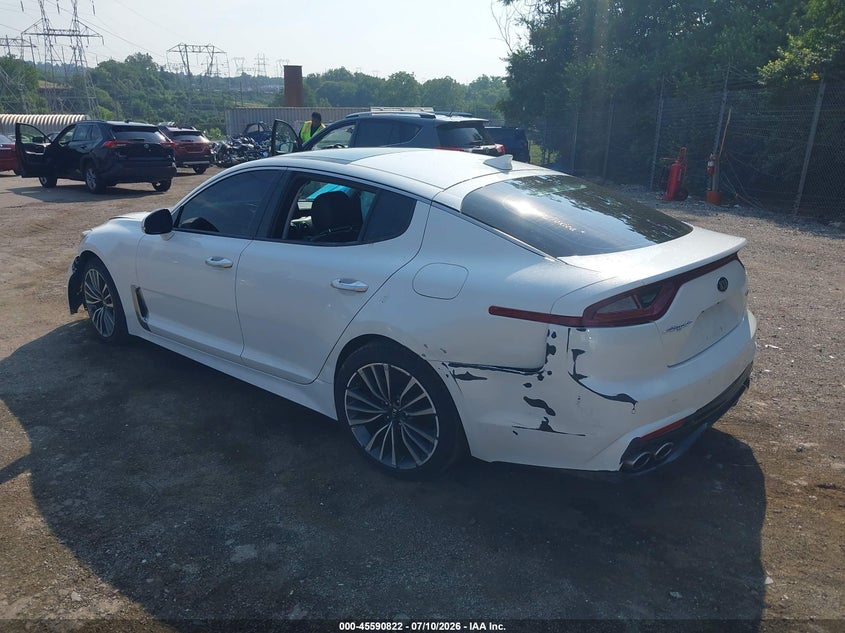 Vin: knae25la3j6027478, lot: 46089199, kia stinger premium 20183