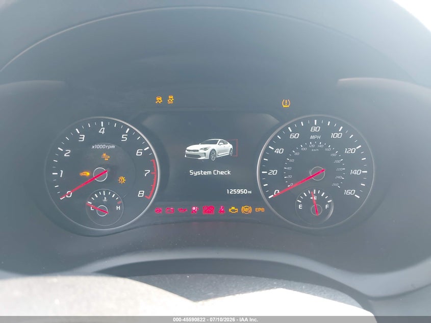 2018 KIA STINGER auction photo 7