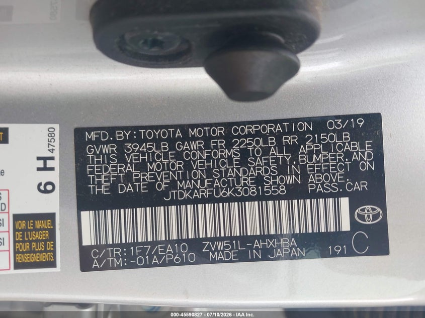 TOYOTA PRIUS - zdjęcie 9