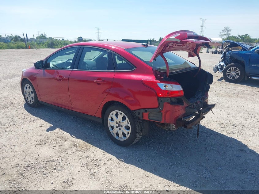 Vin: 1fahp3f29cl446357, lot: 46089207, ford focus se 20123
