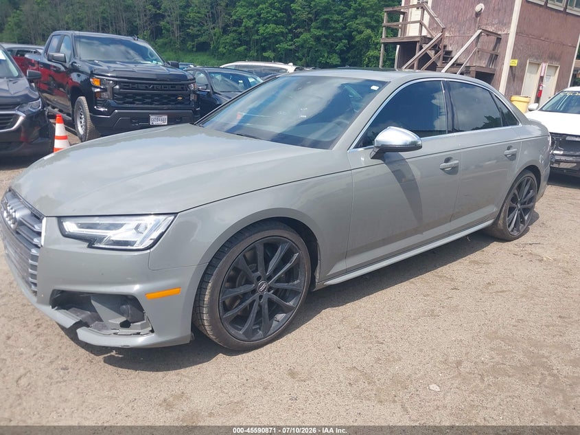 Vin: waua4af46ka110053, lot: 46089247, audi s4 3.0t premium 20192
