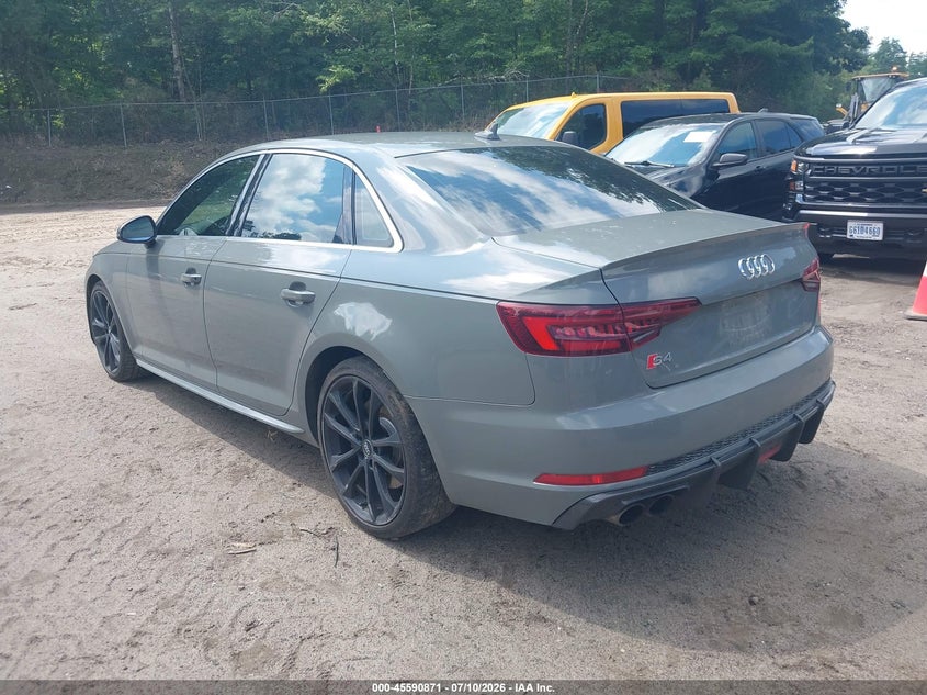 Vin: waua4af46ka110053, lot: 46089247, audi s4 3.0t premium 20193