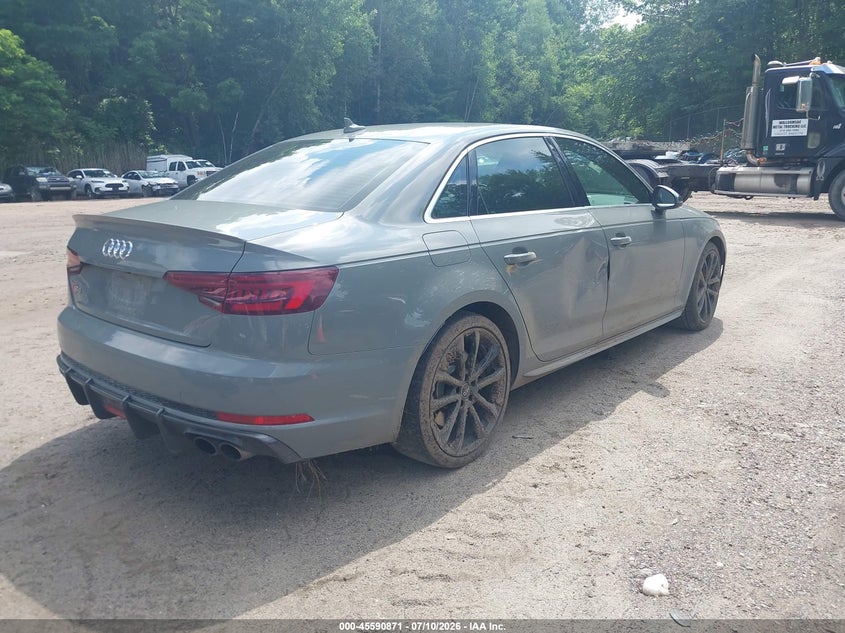Vin: waua4af46ka110053, lot: 46089247, audi s4 3.0t premium 20194