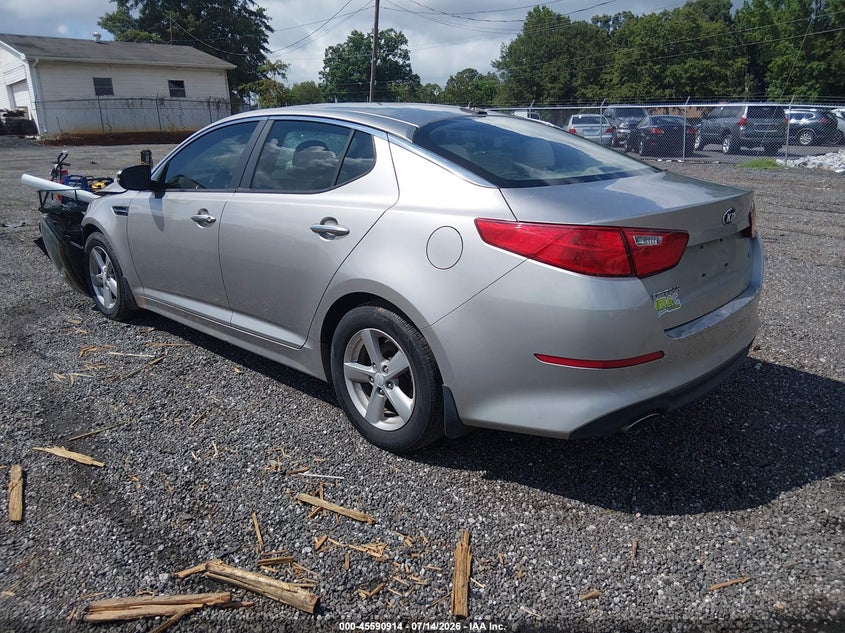 Vin: knagm4a77e5479322, lot: 46089290, kia optima lx 20143