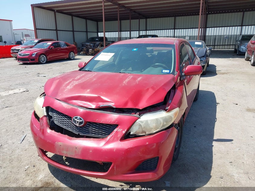 2010 Toyota Corolla, Front & Rear, IAAI, VIN 1NXBU4EE3AZ347160 — photo 2