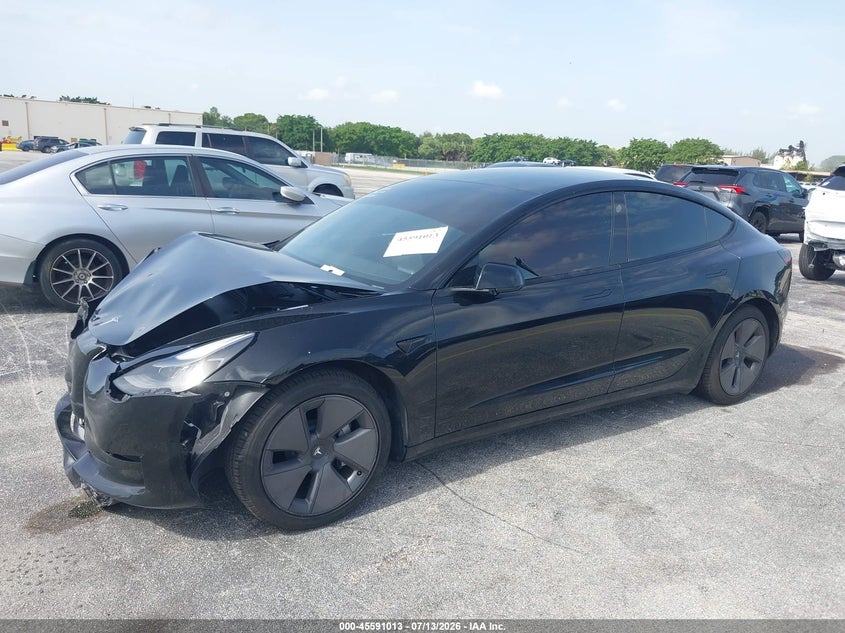 2022 Tesla Model 3 Rear-Wheel Drive VIN: 5YJ3E1EA7NF110185 Lot: 45591013