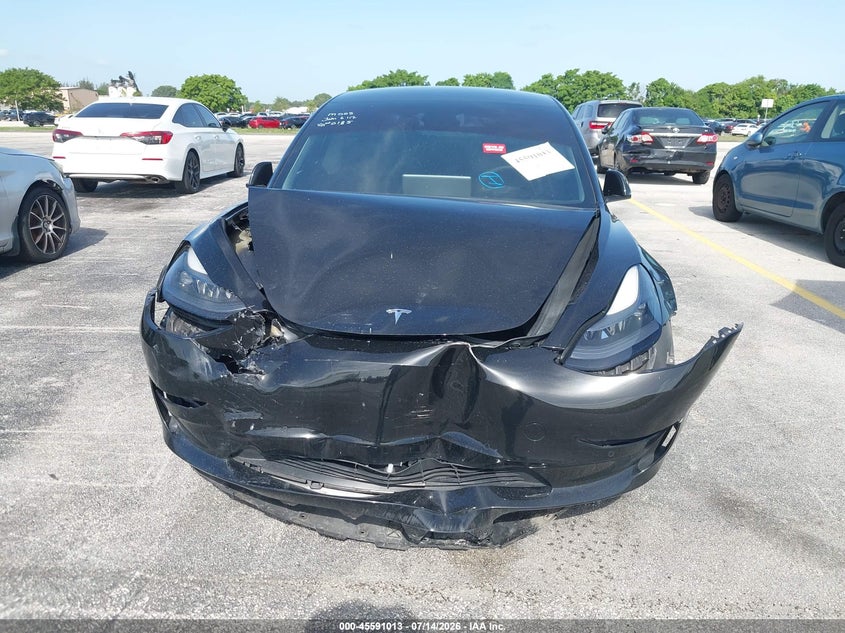 2022 Tesla Model 3 Rear-Wheel Drive VIN: 5YJ3E1EA7NF110185 Lot: 45591013