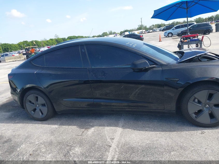 2022 Tesla Model 3 Rear-Wheel Drive VIN: 5YJ3E1EA7NF110185 Lot: 45591013