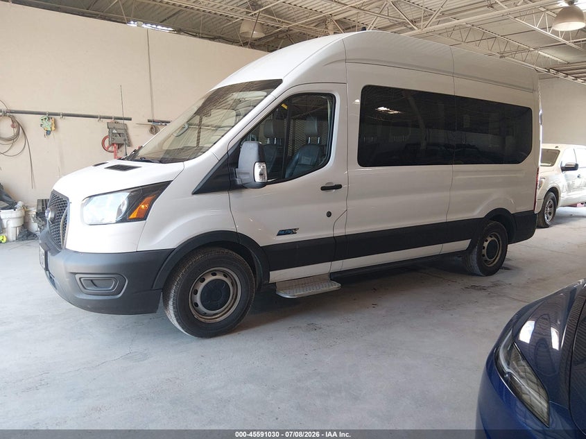 2023 FORD TRANSIT-350 PASSENGER VAN auction photo 2