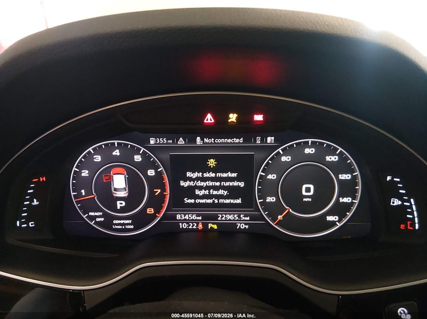2019 Audi Q7 55 Premium/55 Se Premium VIN: WA1LAAF78KD008499 Lot: 45591045