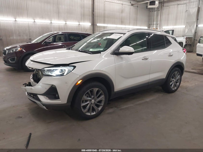 Vin: kl4mmgsl0nb010944, lot: 46089425, buick encore gx awd essence 20222