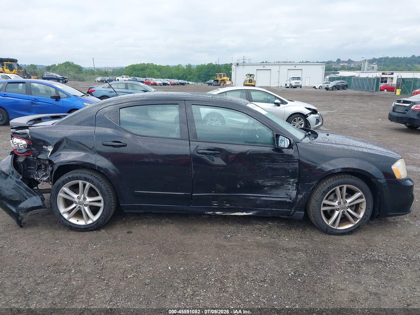 2012 DODGE AVENGER SEDAN 3.6L V-6 DOHC, VVT, 283HP
