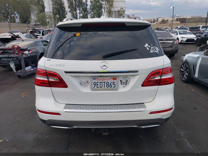 2015 Mercedes-Benz Ml 350 VIN: 4JGDA5JBXFA517252 Lot: 45591111
