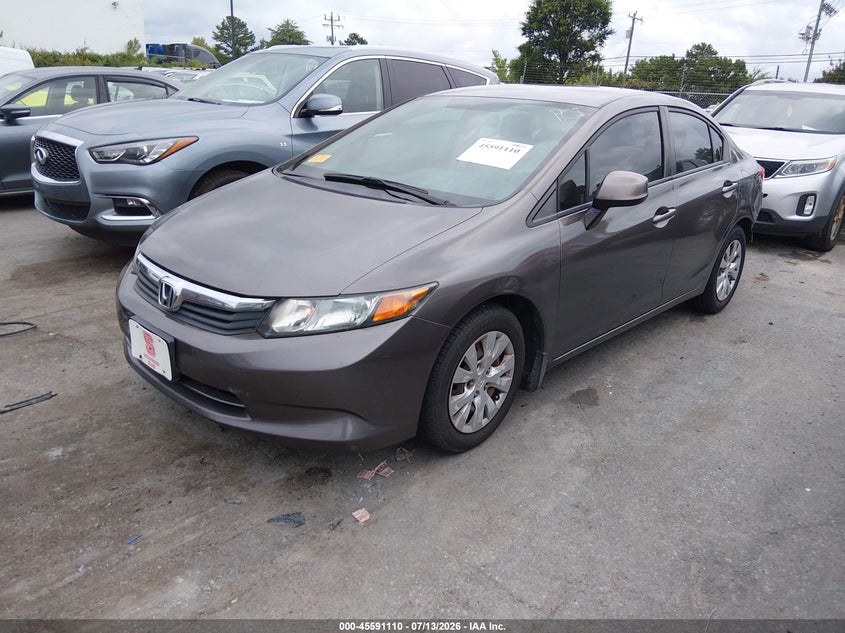 2012 Honda Civic Lx 2HGFB2F59CH549166 photo 1