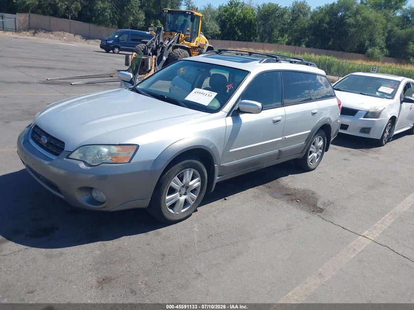 2006 Subaru Outback, Обычный износ, IAAI, VIN 4S4BP62C967363701 — фото 2