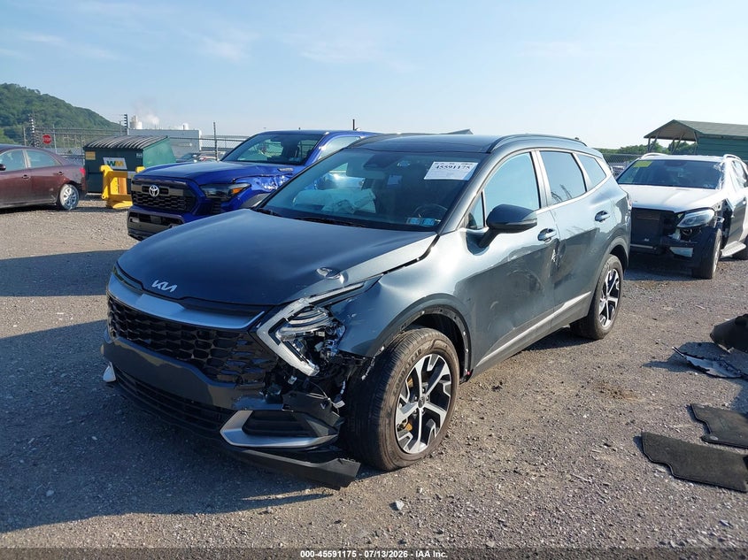 2025 KIA SPORTAGE HYBRID auction photo 2