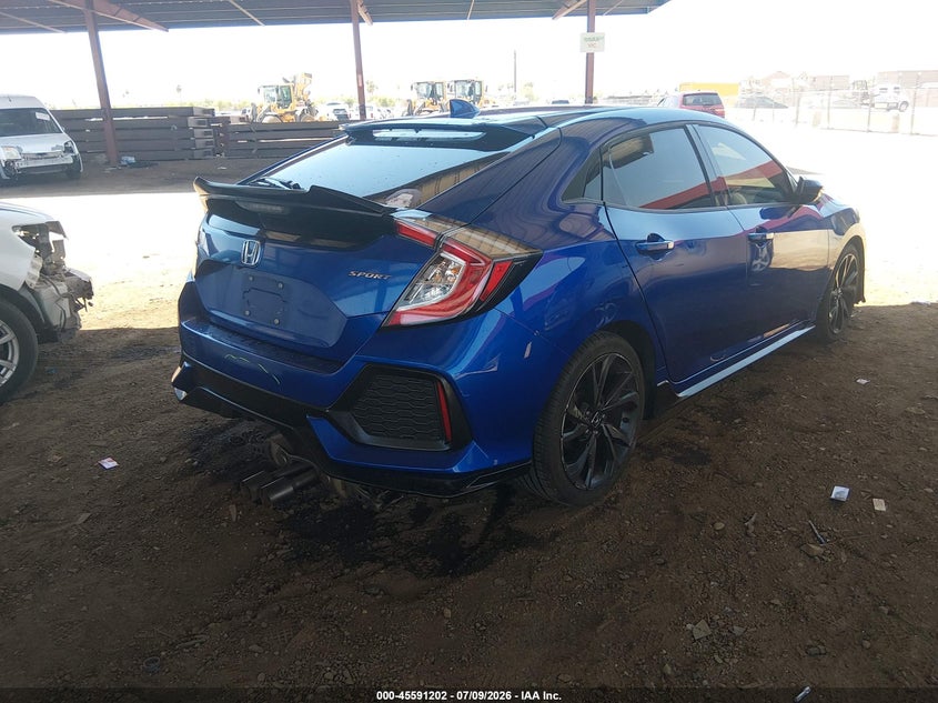 2017 HONDA CIVIC VIN SHHFK7H49HU227333 nuotrauka 4