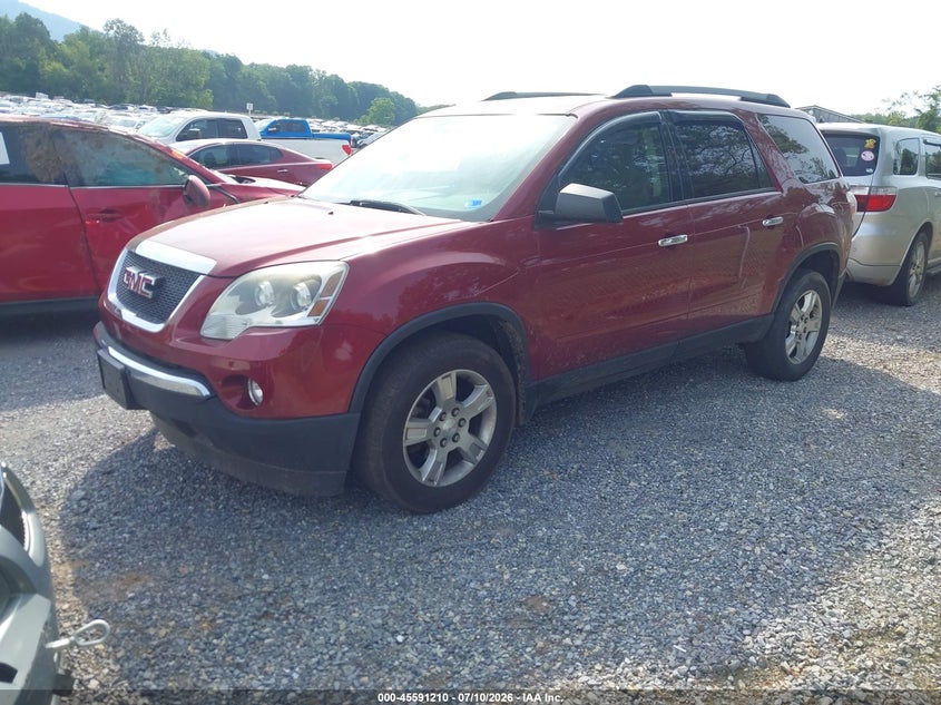 Vin: 1gkkrped5bj186865, lot: 46089587, gmc acadia sle 20112