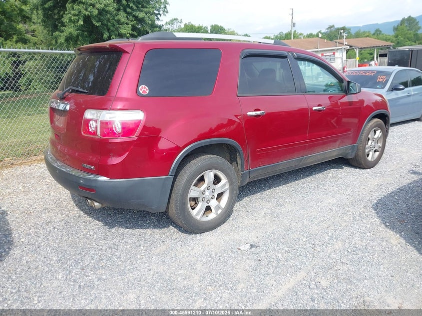 Vin: 1gkkrped5bj186865, lot: 46089587, gmc acadia sle 20114