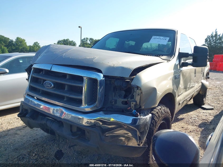 2000 Ford F250, Front End, IAAI, VIN 1FTNW20F8YEB92884 — photo 2